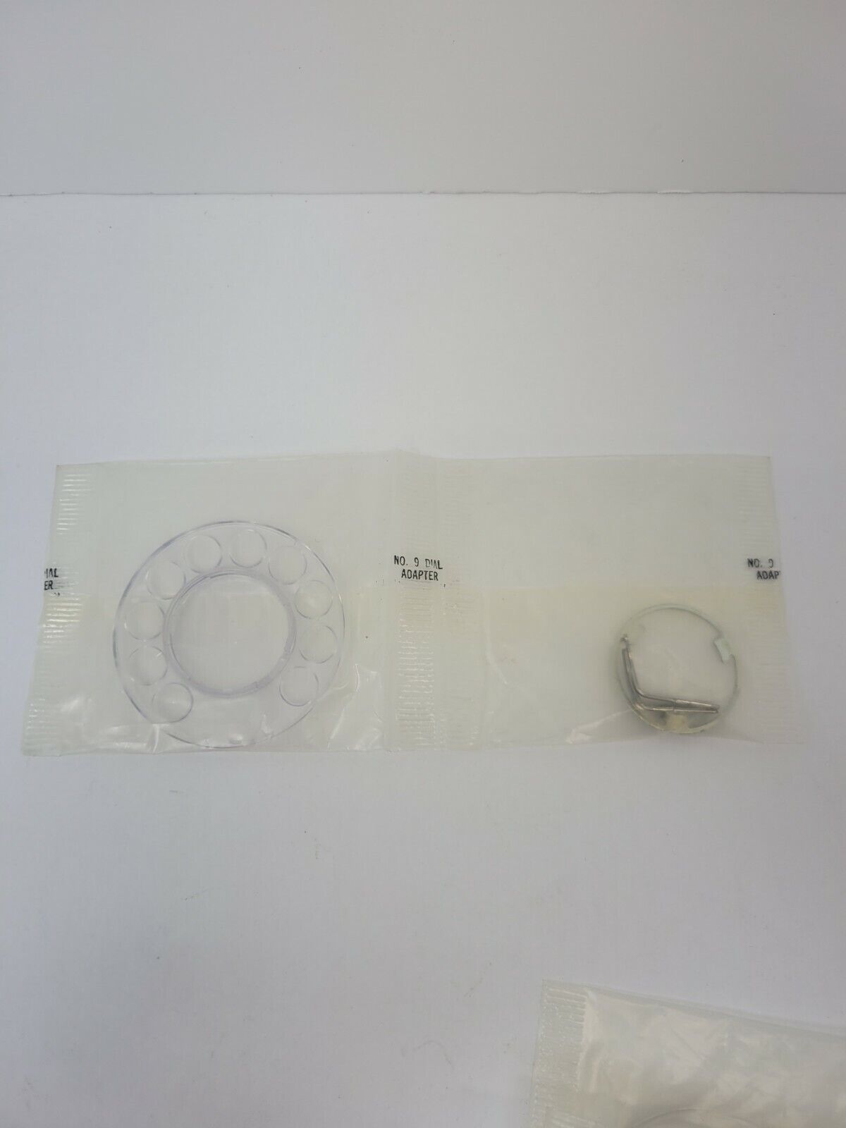 Western Electric Clear Finger Wheel Adapter Kit for Rotary 9 Dial NOS