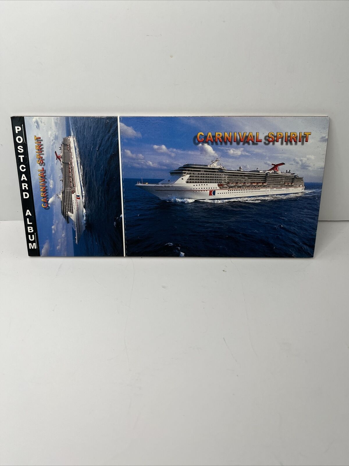 Vintage Carnival Spirit Cruise 12 Postcard Album Book