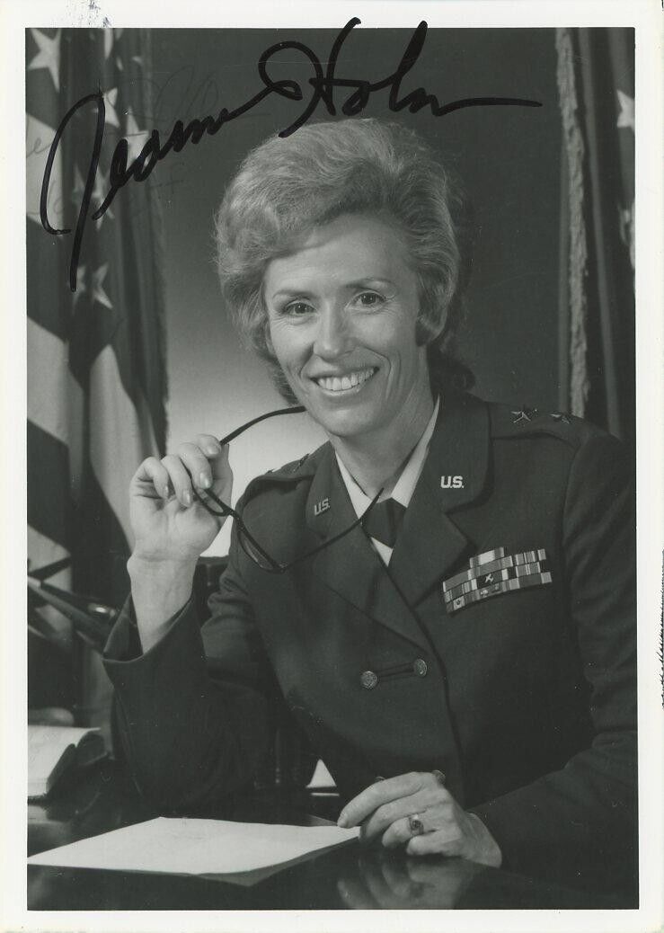 Jeanne C. Holm- Signed Photograph (1st Female 2-Star General)