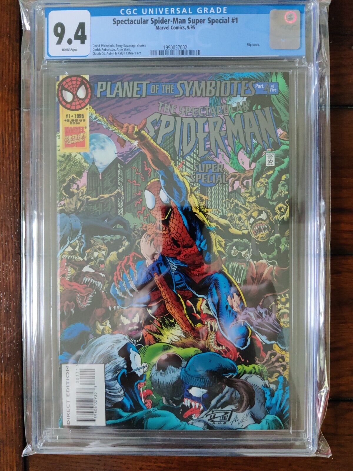 Spectacular Spiderman Super Special #1 CGC 9.4 Flip Book