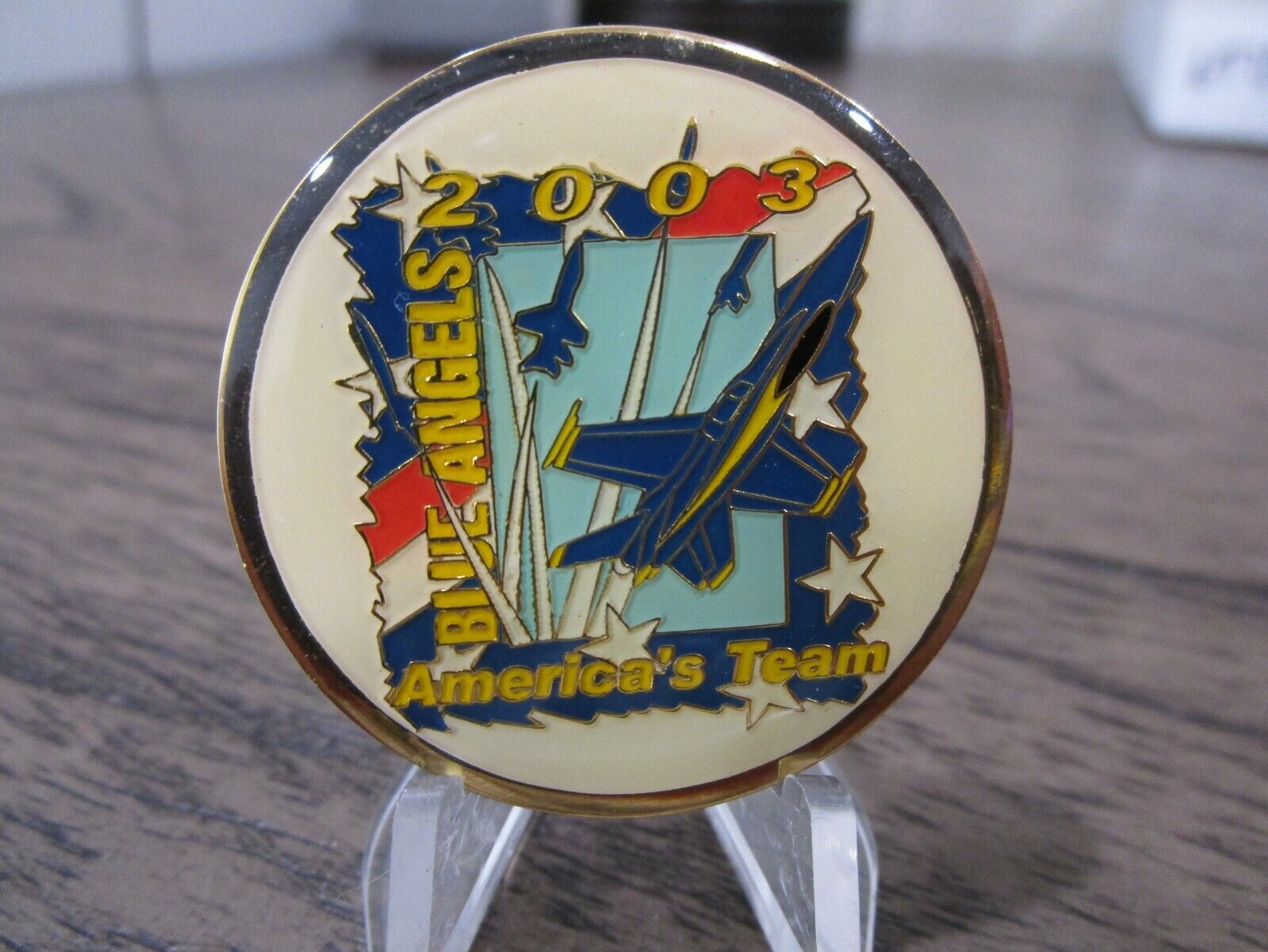 USN Navy 2003 Blue Angels Americas Team Challenge Coin #448L