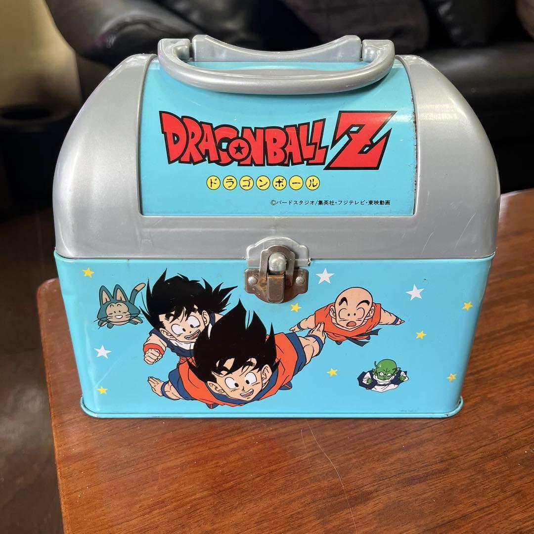 Dragon Ball Z Glico Original Multicolor Square Aluminum Vintage Lunch Box #L029