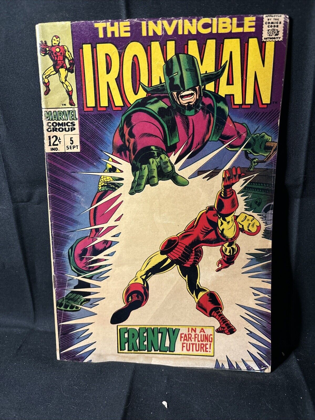 The Invincible Iron Man #5 Sep 1968, Marvel Comic, Vintage, Collectible