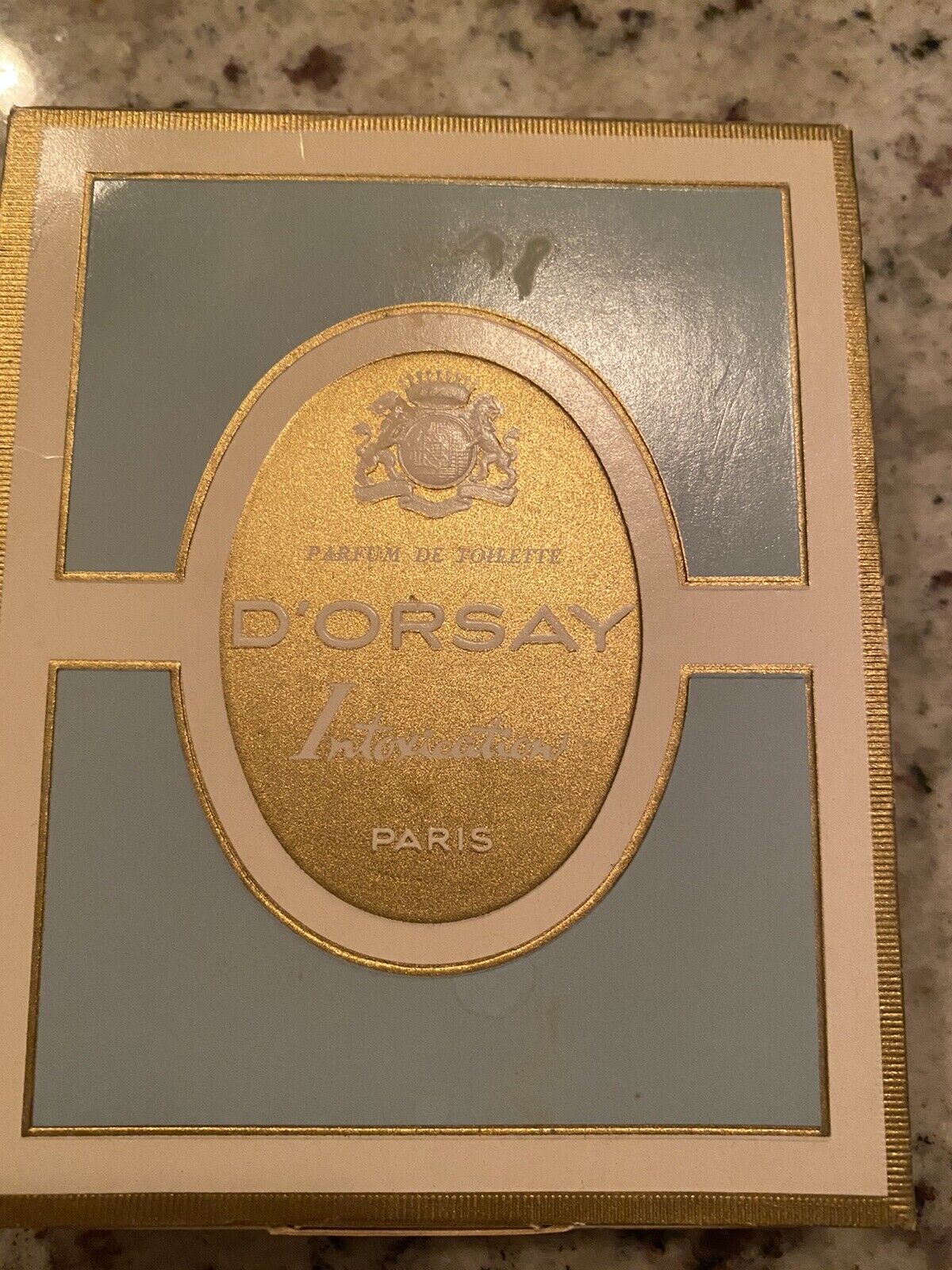 Rare D\'Orsay Intoxication 1 Oz 80% Full In Box Paris France Parfum