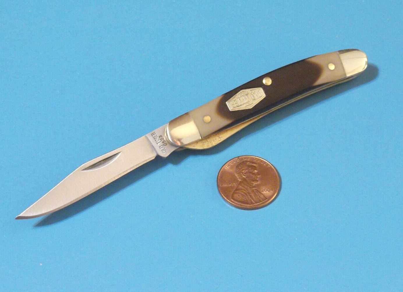 SCHRADE 18OT OLD TIMER Mighty Mite Sawcut Delrin linerlock knife 2 3/4\