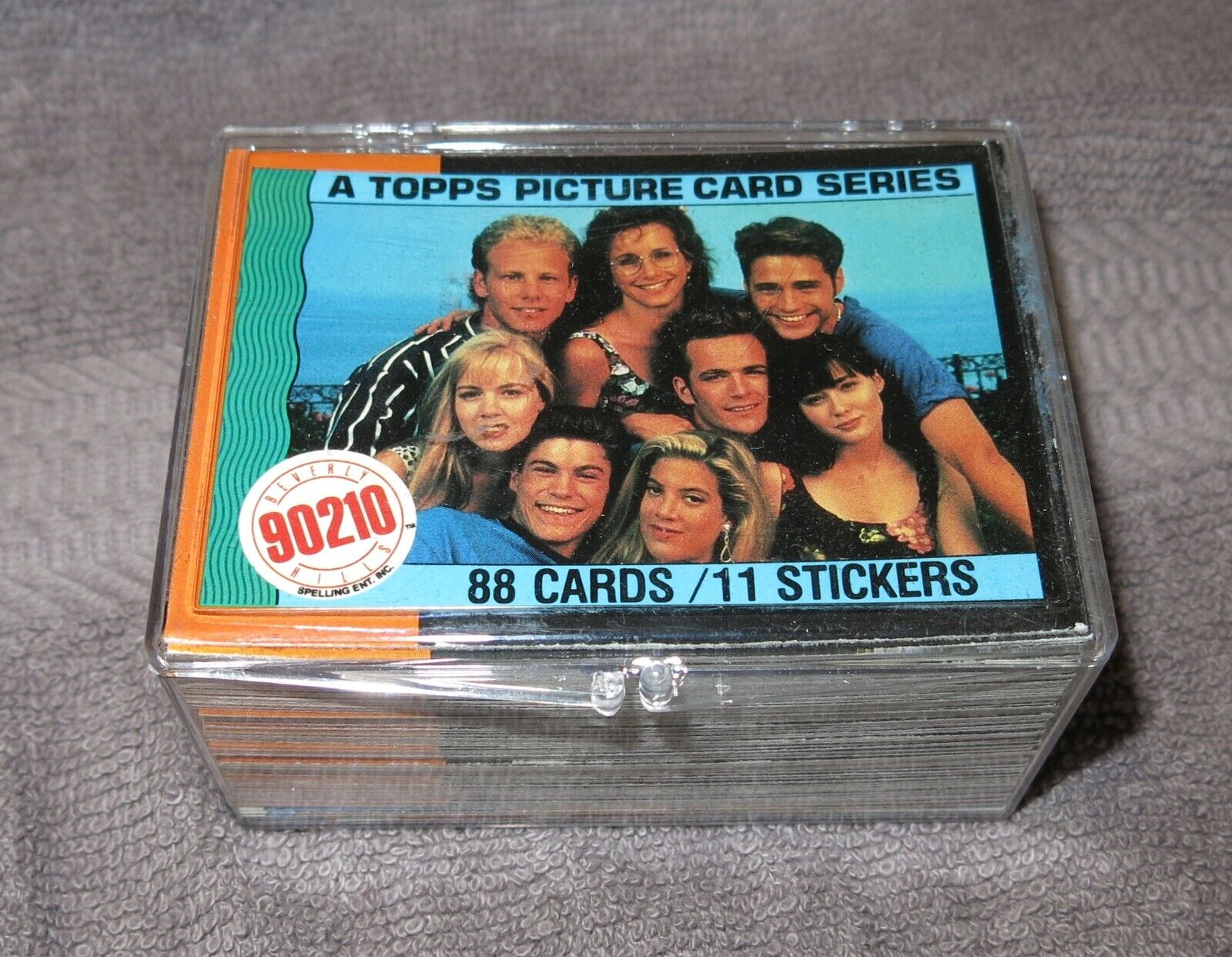 Topps 1991 90210 Complete 88 Card Set With 11 Stickers in Plastic Case