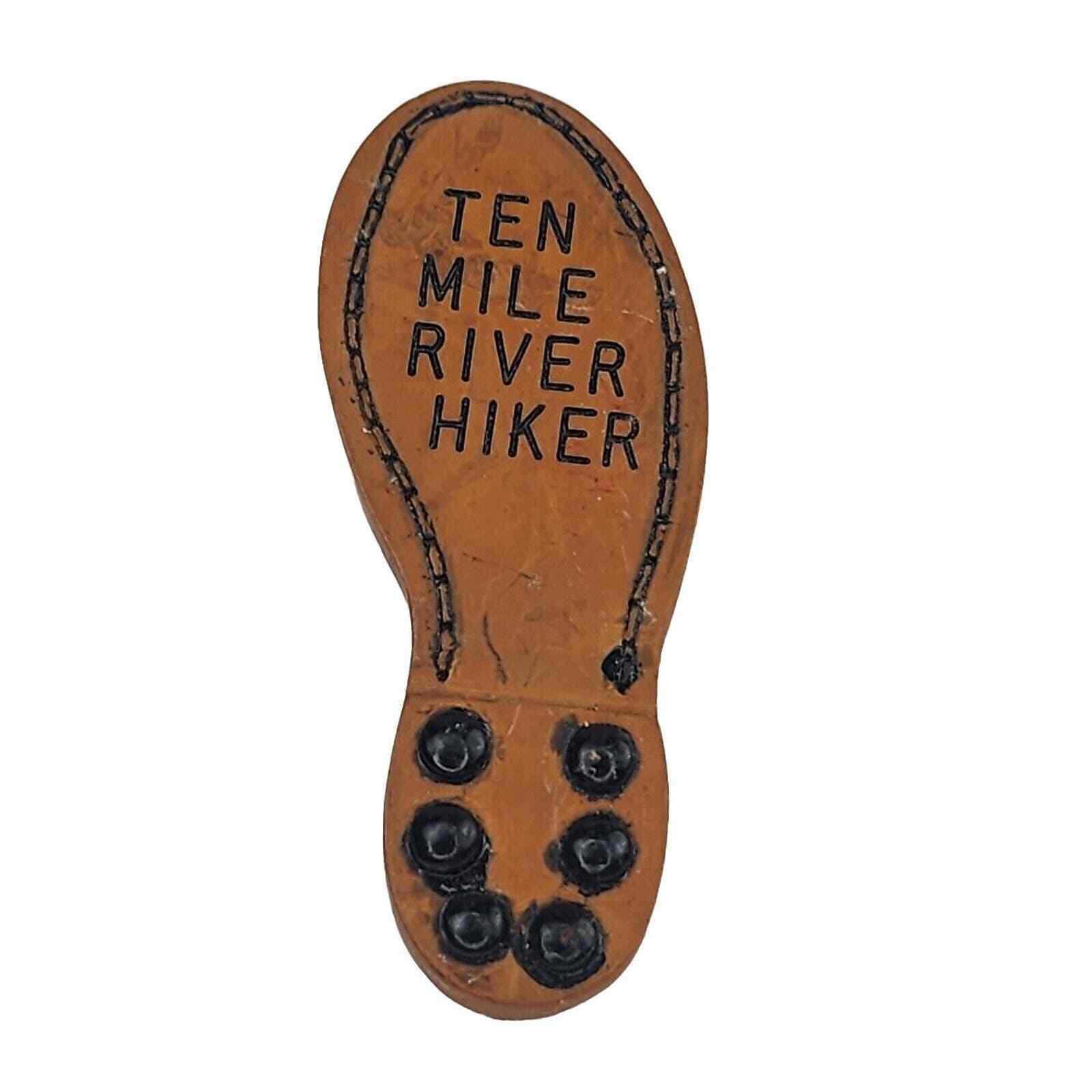 Vintage BSA Boy Scouts America, Neckercheif Slide Woggle, Ten Mile Hiker Boot