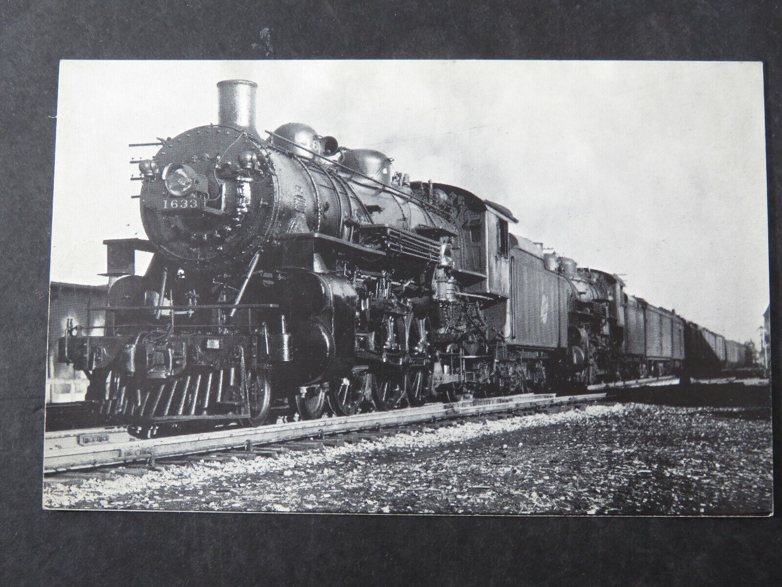 Vintage Postcard RPPC Chicago & North Western Pacifics No. 1633 Railroad A8689