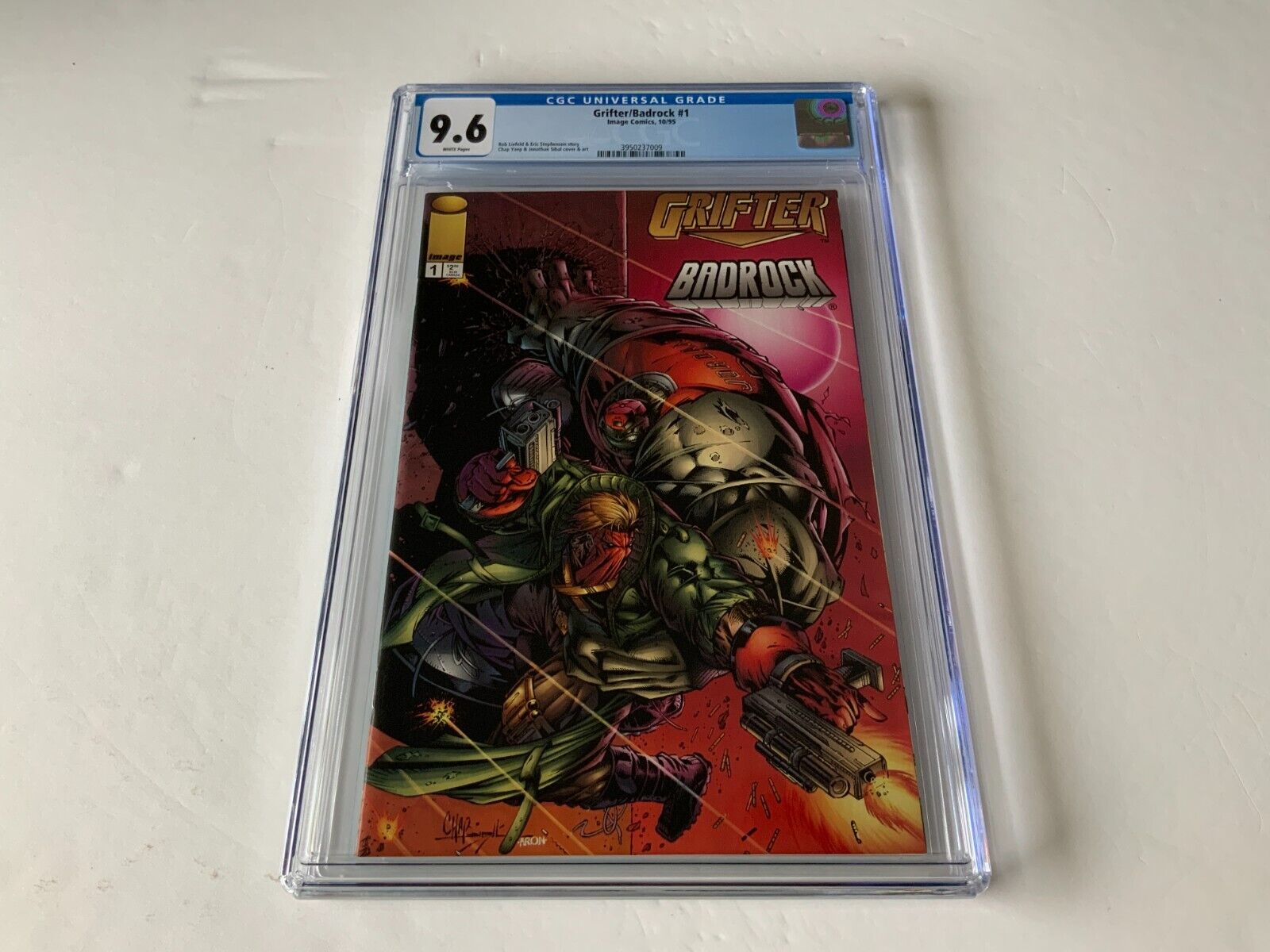 GRIFTER BADROCK 1 CGC 9.6 WHITE PAGES SINGLE HIGHEST GRADED IMAGE COMICS 1995