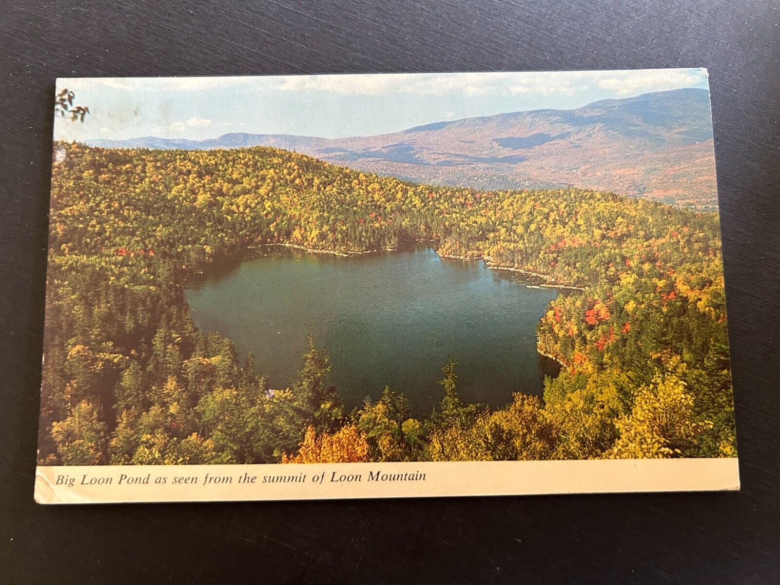 Big Loon Pond as Seen from the Summit of Loon Mountain Lincoln New Hampshire