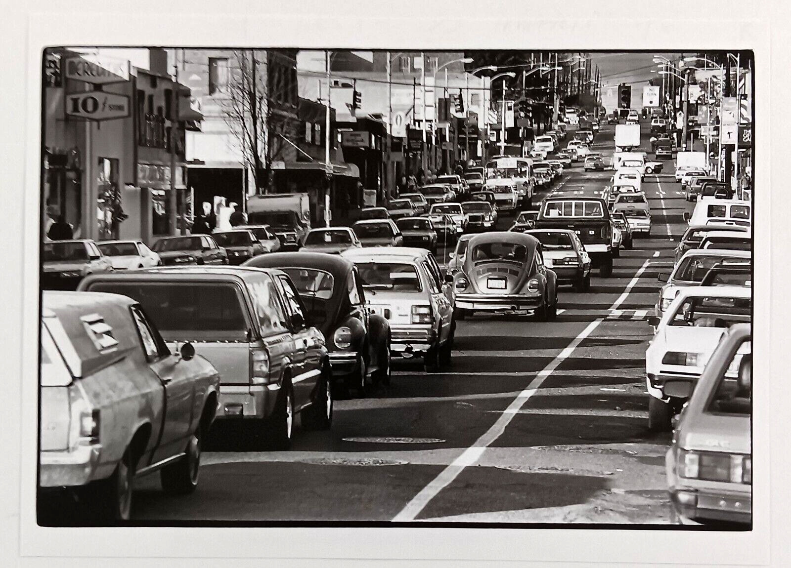 1989 West Seattle Washington California Avenue Traffic Merediths VTG Press Photo