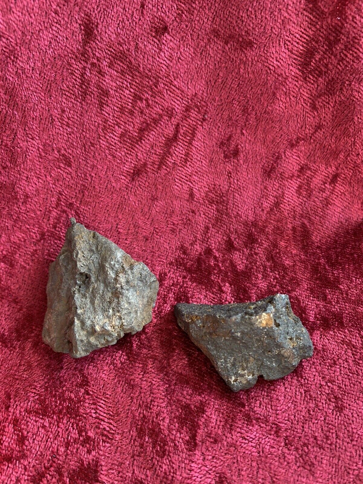 Genuine Live-Lodestone pair- Magnetite Mined in Colorado USA -Large chunks