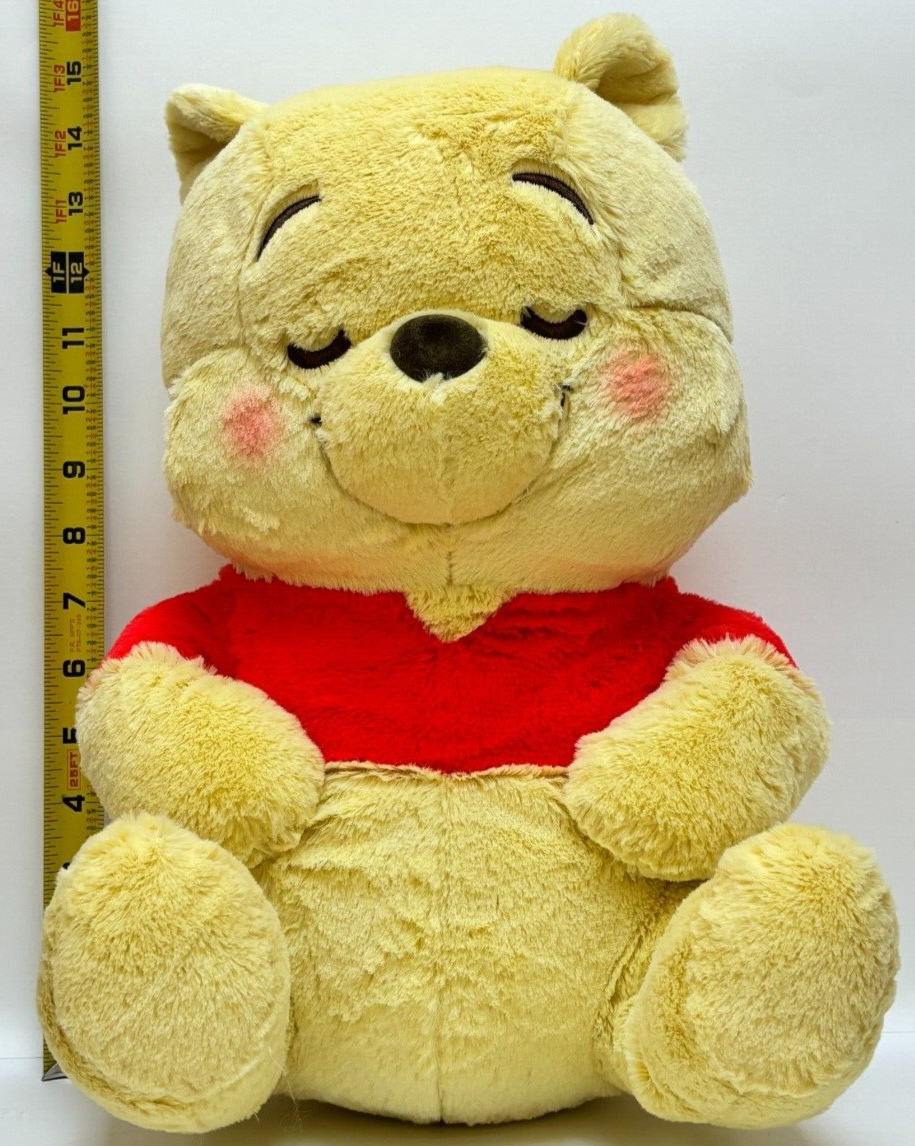 Authentic New Cute Large Winnie the Pooh Plush Stuffed Animal Bear Disney Japan