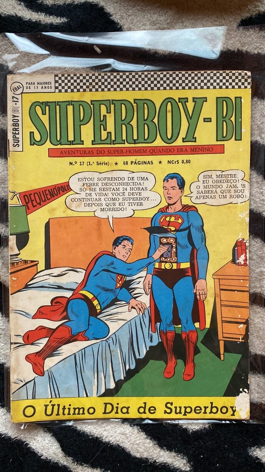 Adventure Comics 251  Superboy Jack Kirby Foreign Key Brazil Edition  Portuguese