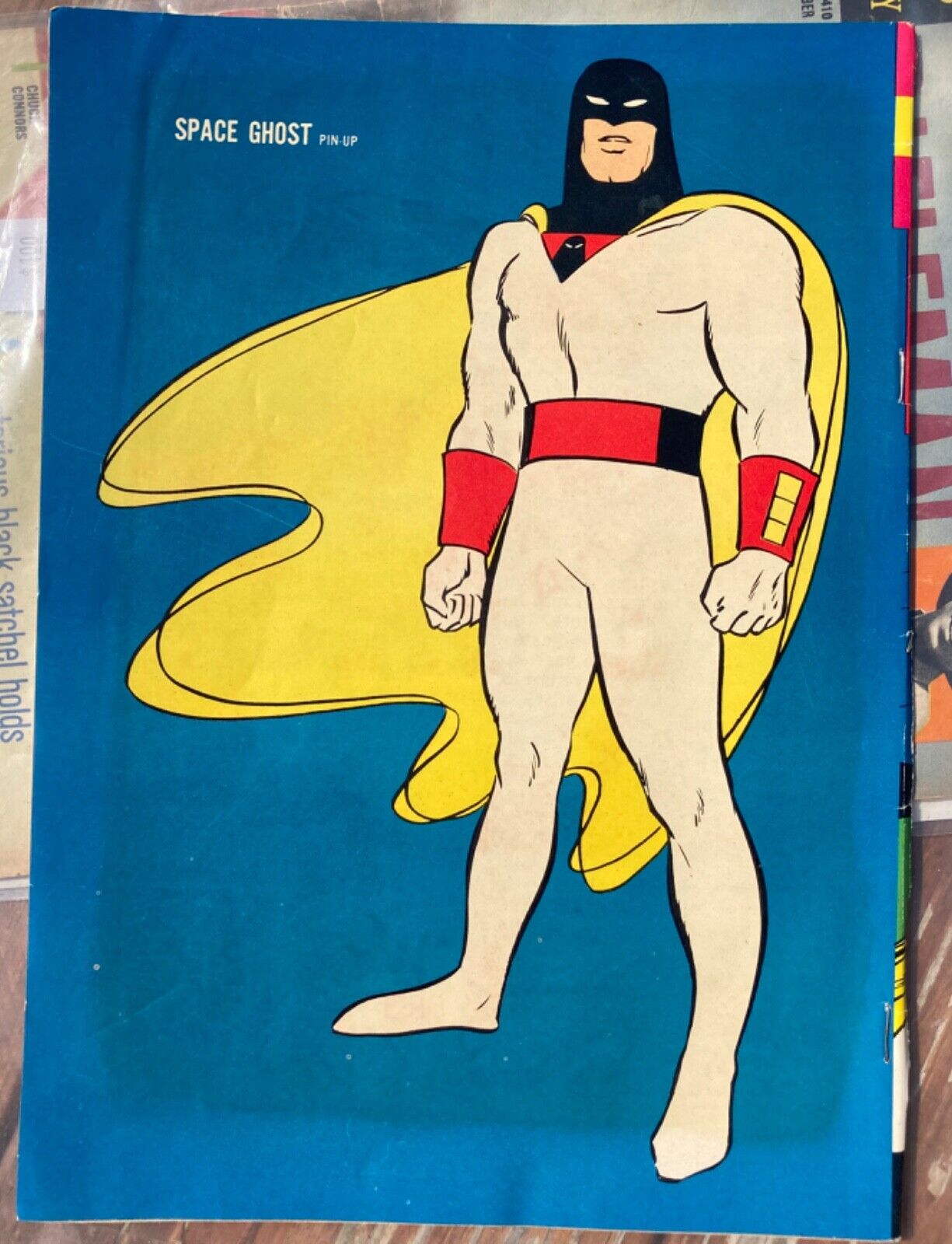 Space Ghost #1 Gold Key Comics 1966 No front cover /Pin-Up Back Cover Attached