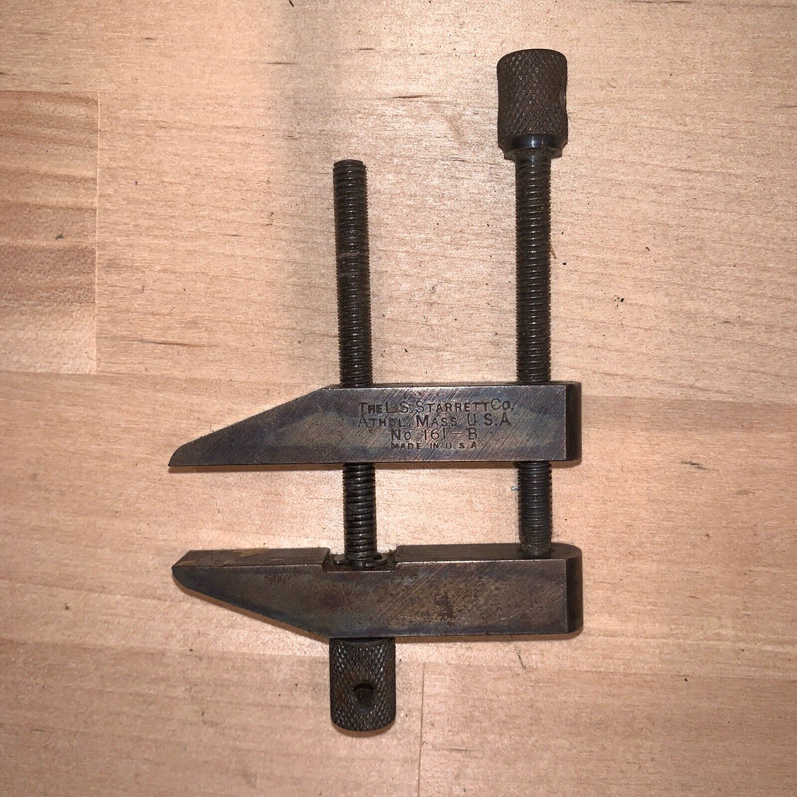 Vintage LS Starrett No. 161-B Machinist Parallel Clamp