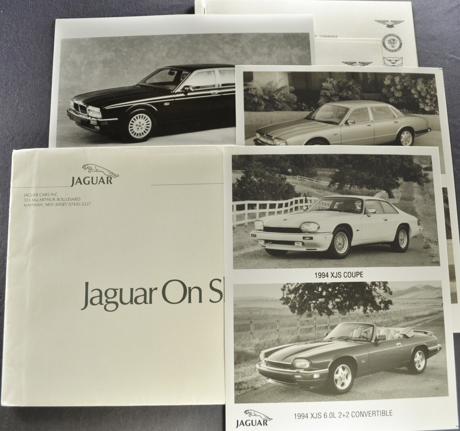 1994 Jaguar Press Release Kit XJS XJ12 XJ6 Vanden Plas Excellent Original 94