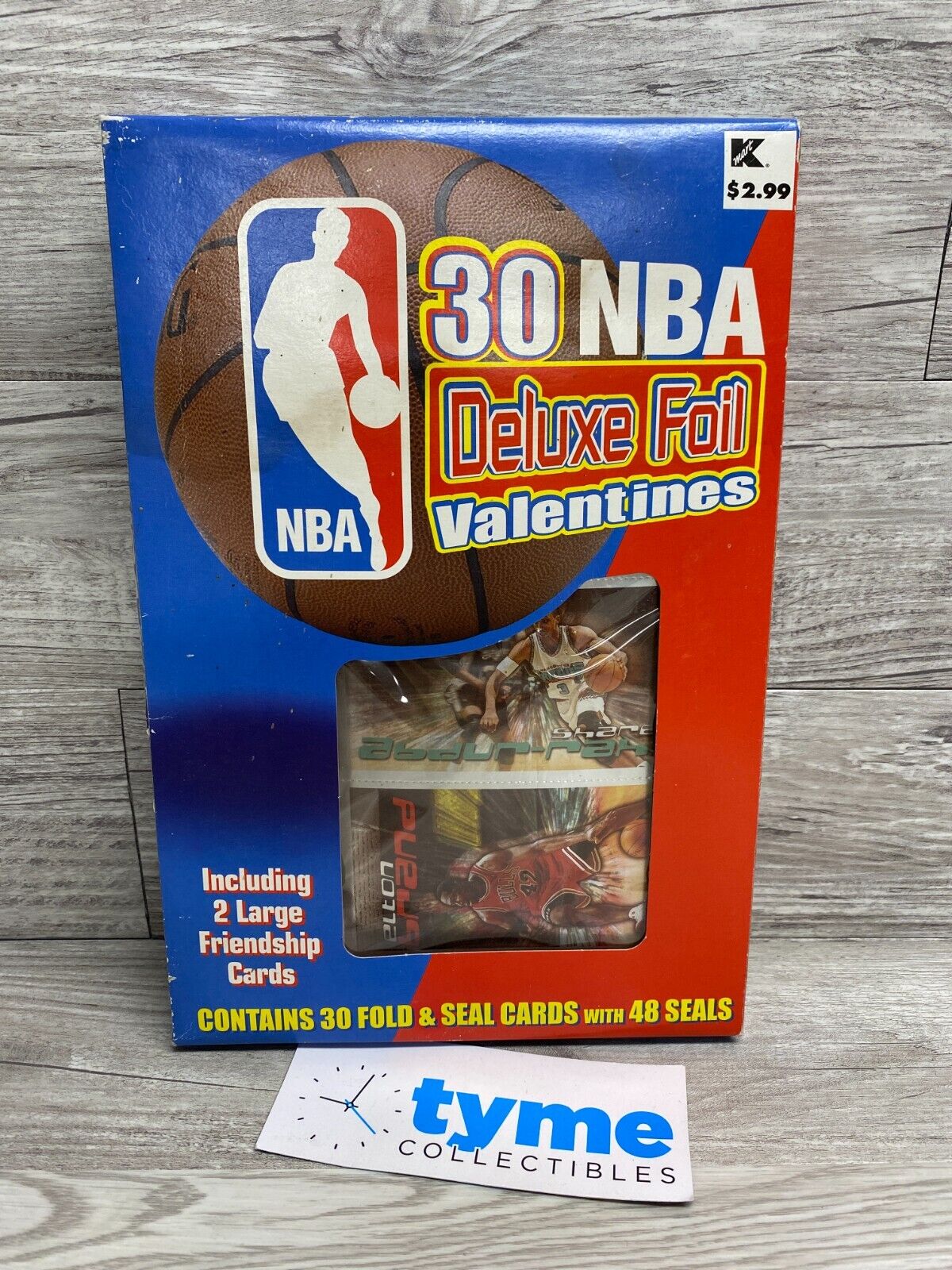 Cleo 1999, 2001 NBA Valentines Color Chrome & Deluxe Foil-Unopened Box JORDAN