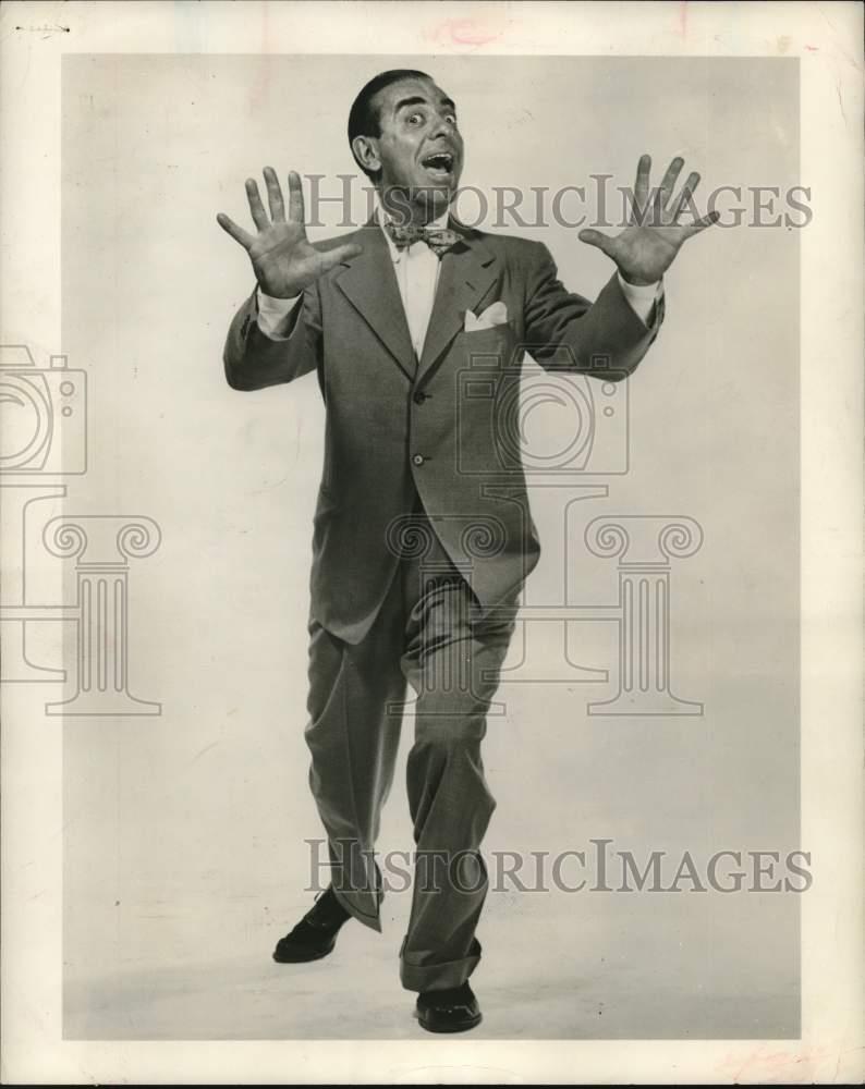 1950 Press Photo Entertainer and actor Eddie Cantor - hcp24621