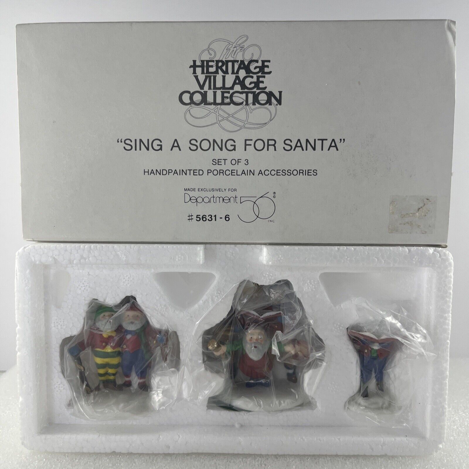 Heritage Village Collection “Sing A Song For Santa” Made For Dept 56 #5631-6