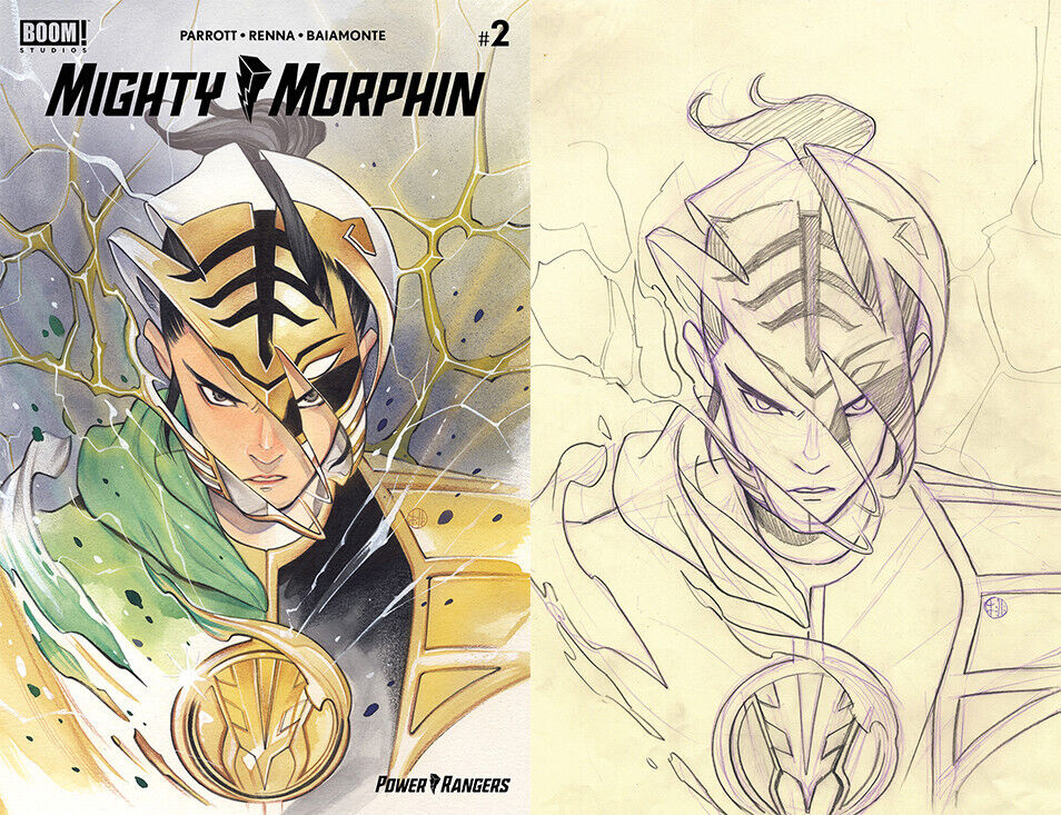 Mighty Morphin #2 Peach Momoko Foil Variant Set (C: 1-0-0)
