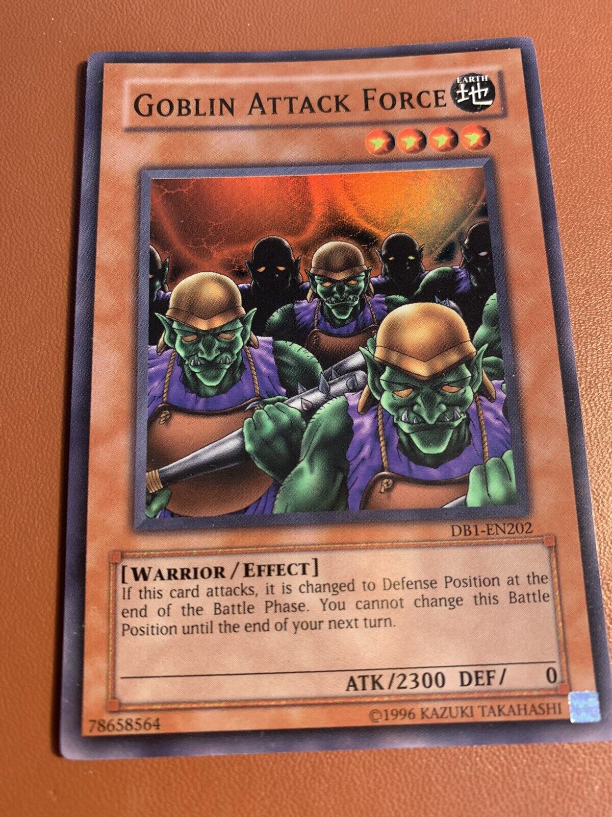 Goblin Attack Force DB1-EN202 Super Rare Yugioh Card