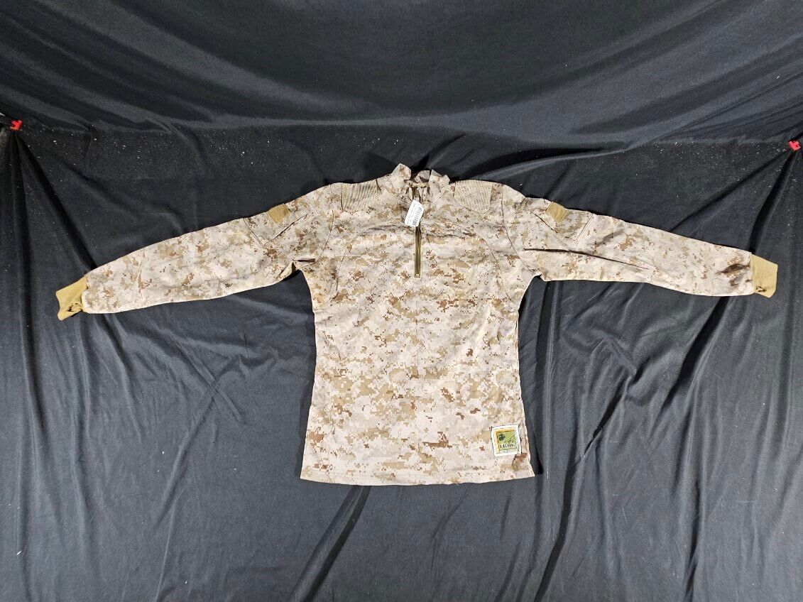 NEW USMC Digital Desert Inclement Weather Combat Shirt FROG Medium Long