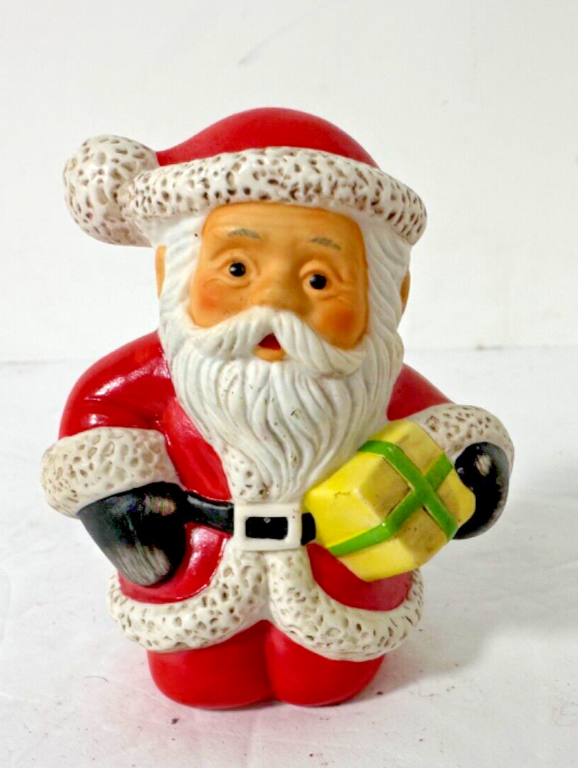 Goebel Miniature Santa Claus figure with gift 2.5\