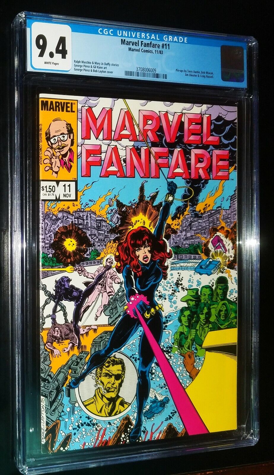 MARVEL FANFARE CGC #11 1983 Marvel Comics CGC 9.4 NM White Pages 0626