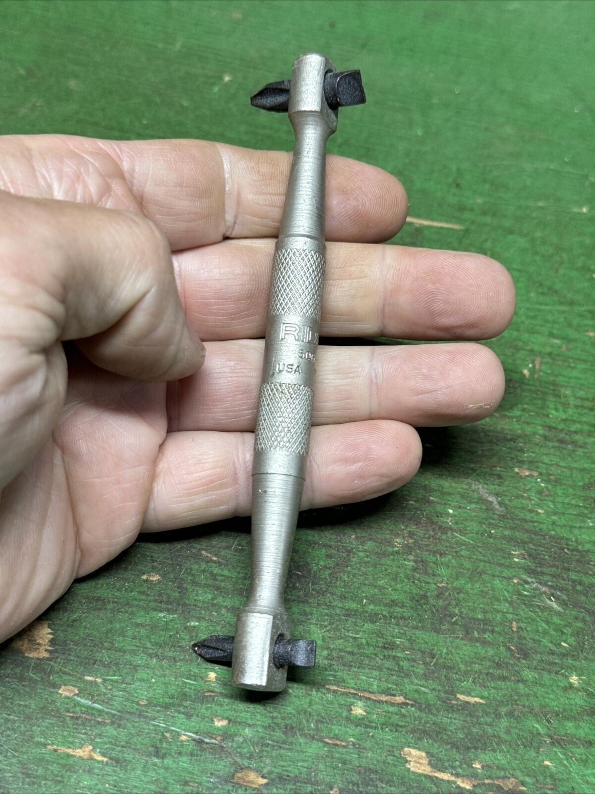 Vintage Ridgid offset angle screwdriver No. 506-740 (4-sizes) USA 20th ce.