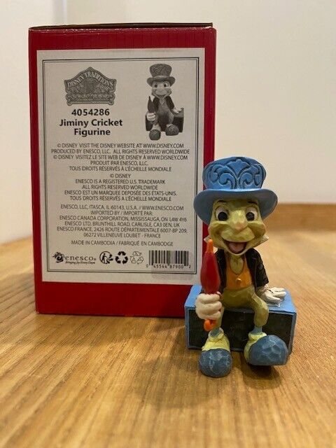 Jim Shore - Disney Traditions #4054286 Mini Jiminy Cricket New in Box