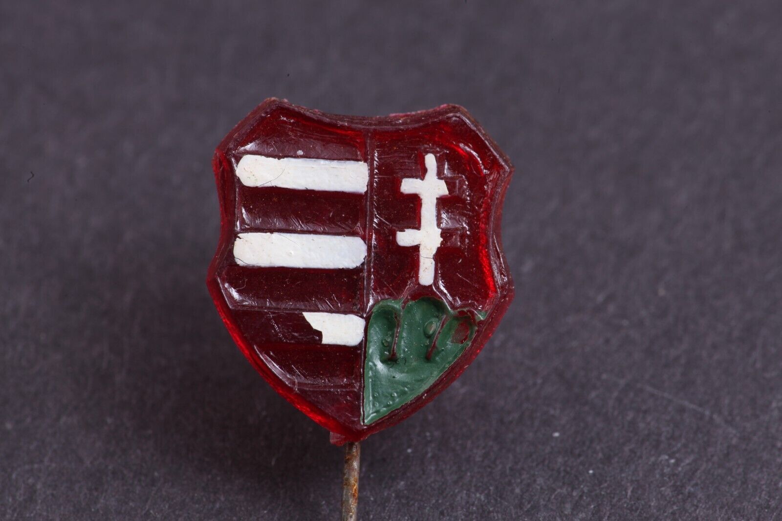 NOS Hungary 1956 Revolution Revolutionary Hat Badge Pin Hungarian Nationalist