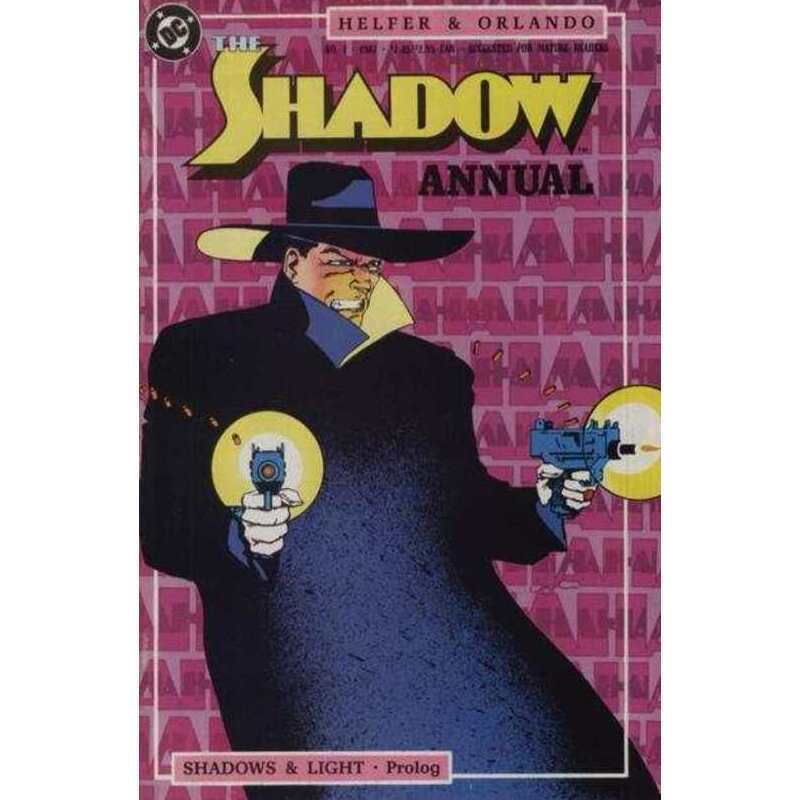 Shadow (1987 series) Annual #1 in Near Mint condition. DC comics [y;