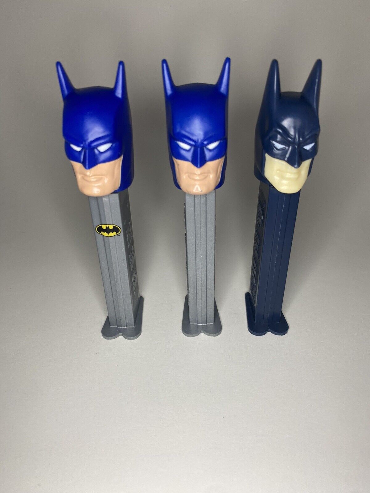 Lot of 3 Vintage Batman Pez Dispensers 1 Navy Blue From 95 The Others From 08