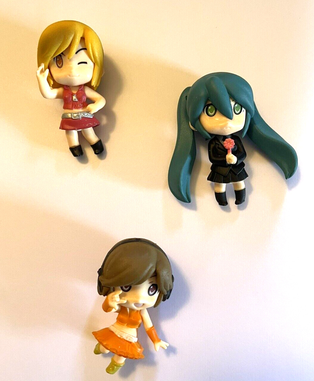 3 Vocaloid Mini Figures Meiko? Anime Music Manga Game Character Kawaii