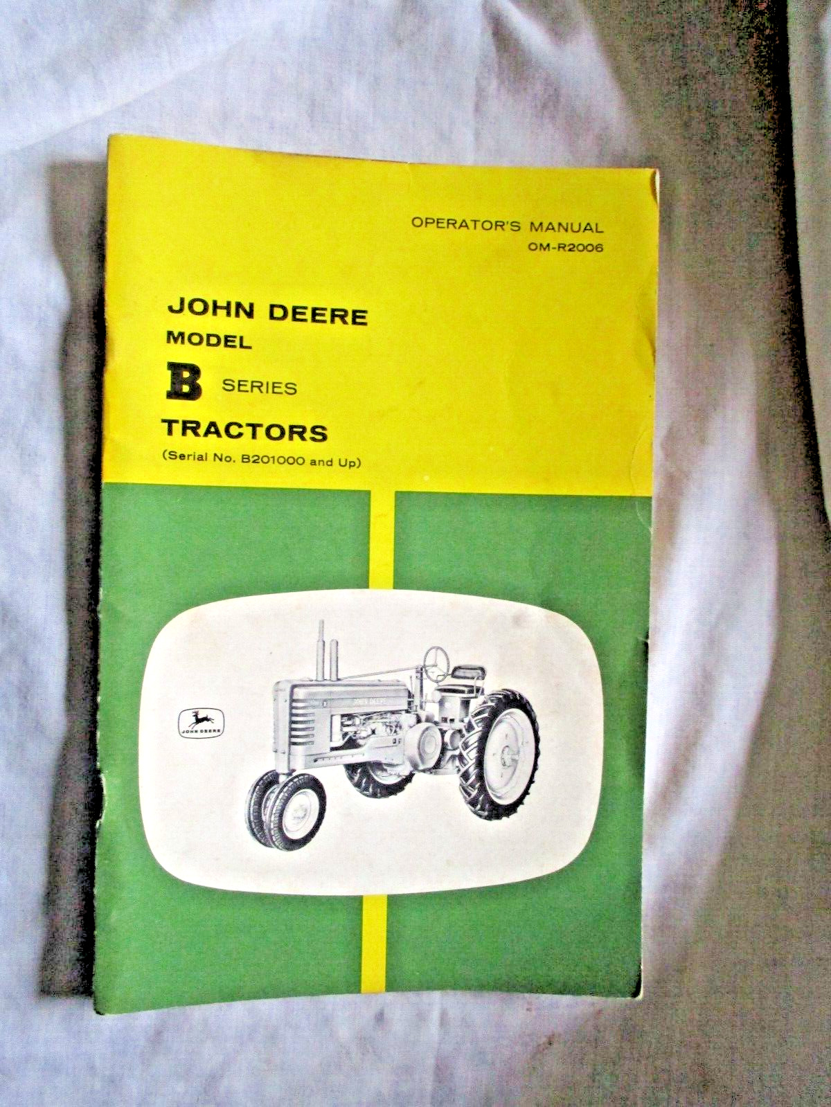 John Deere Model B Series Tractor Serial Number B201000 And Up