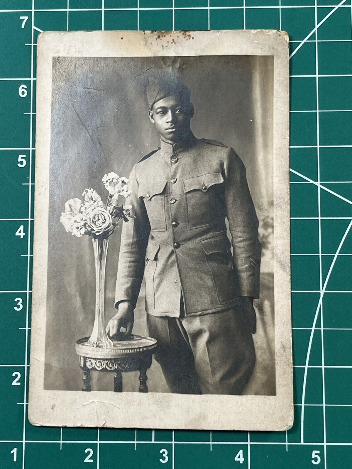 WW1 Doughboy African American Photo Doughboy Studio Portrait