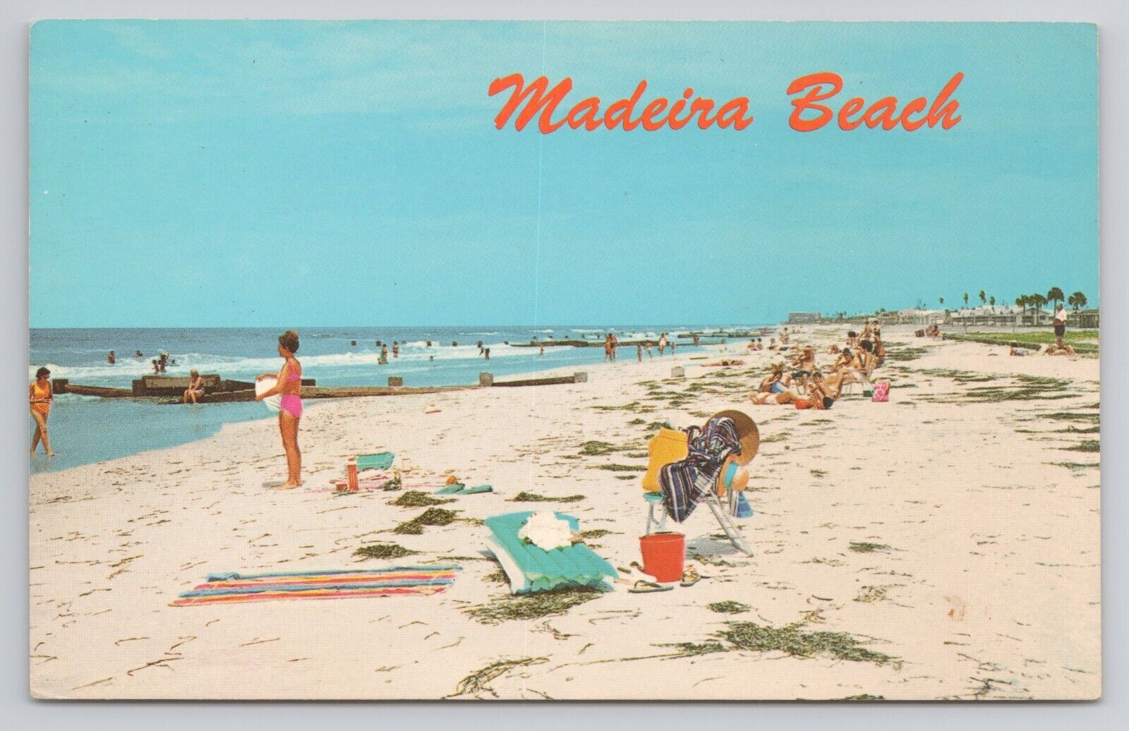 Postcard Sun Sand Surf At Madeira Beach Florida