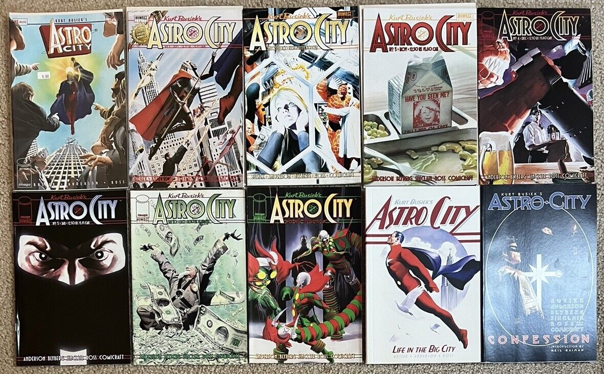Lot of 10 Astro City Comic Books