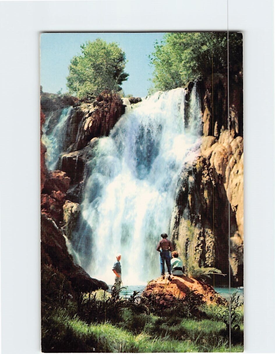 Postcard Navajo Falls Havasu Canyon Arizona USA