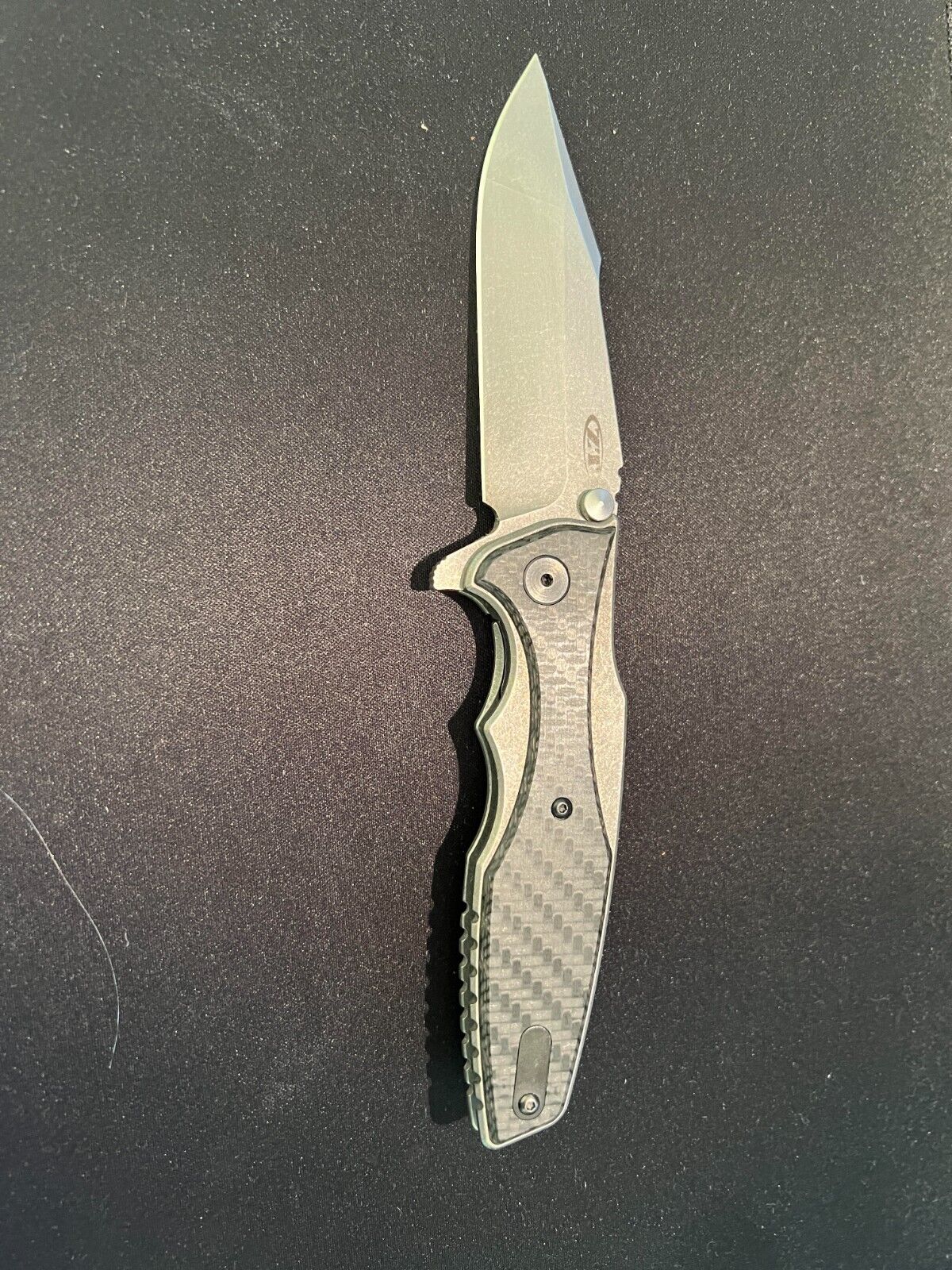 ZT 0393GLCF Hinderer Flipper Pocket Knife