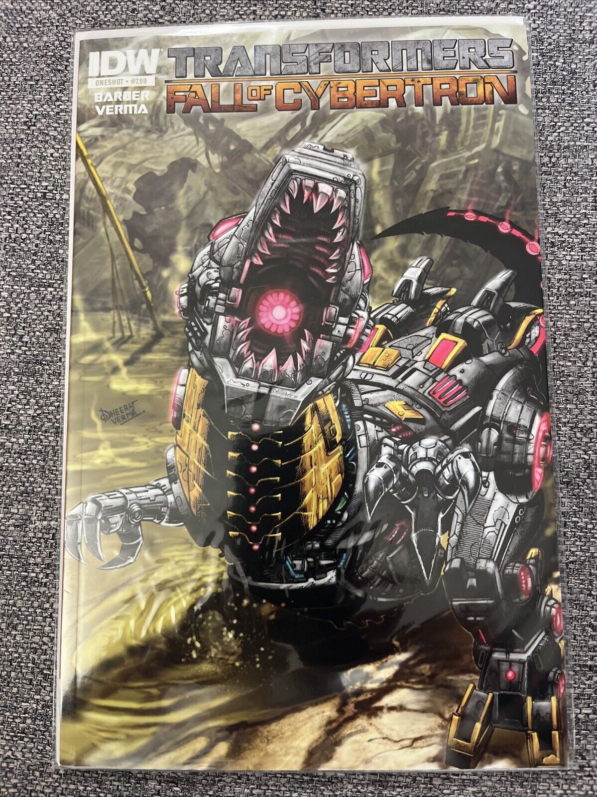 Transformers Fall of Cybertron One shot 2012 IDW Comic Rise of the Dino Bots NM