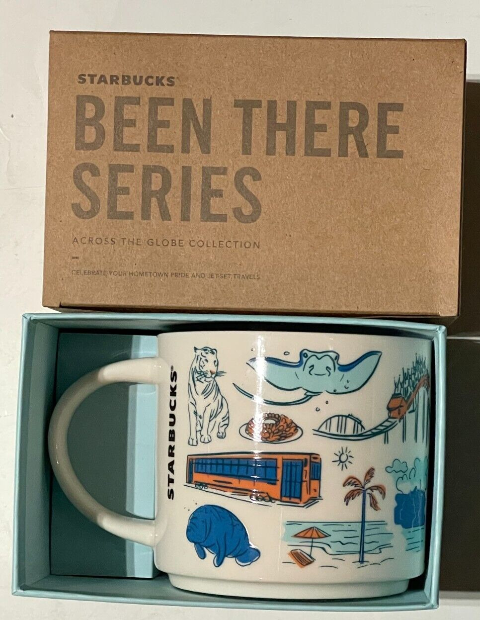 Starbucks 2023 Tampa Bay, Florida Been There Collection Coffee Mug NEW IN BOX