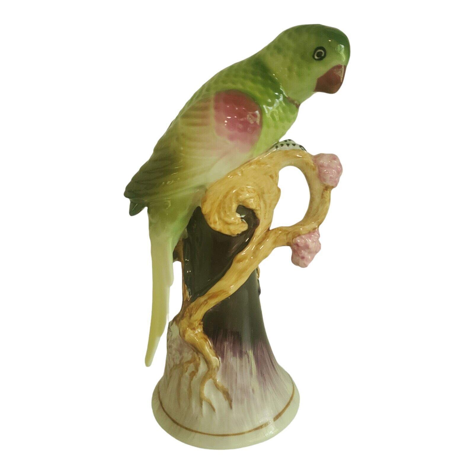 Vintage Coastline Imports Parrot Figurine Sculpture Fine Porcelain 4.5\
