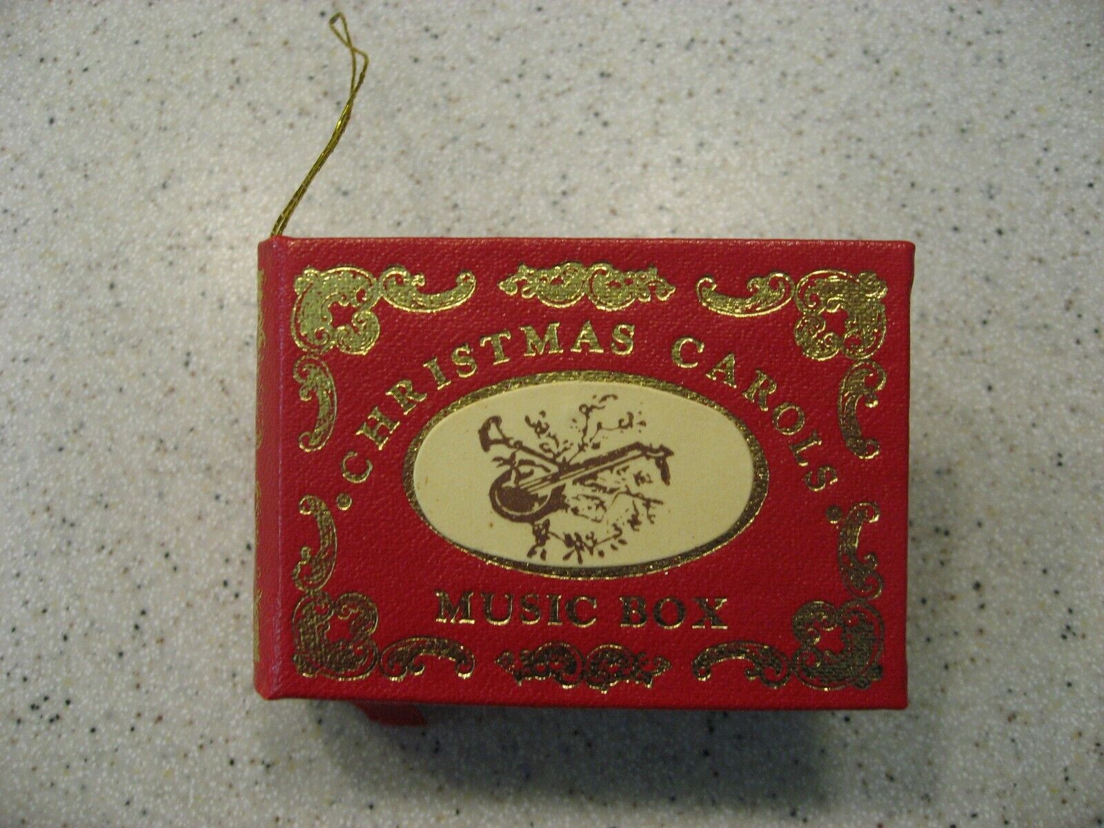 Kurt Adler Christmas Carols Book Music Box Christmas Ornament - O\'Tannembaum