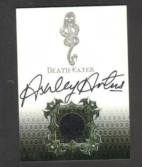 ASHLEY ARTUS AUTOGRAPHED COSTUME CARD HARRY POTTER & THE GOBLET OF FIRE UPDATE