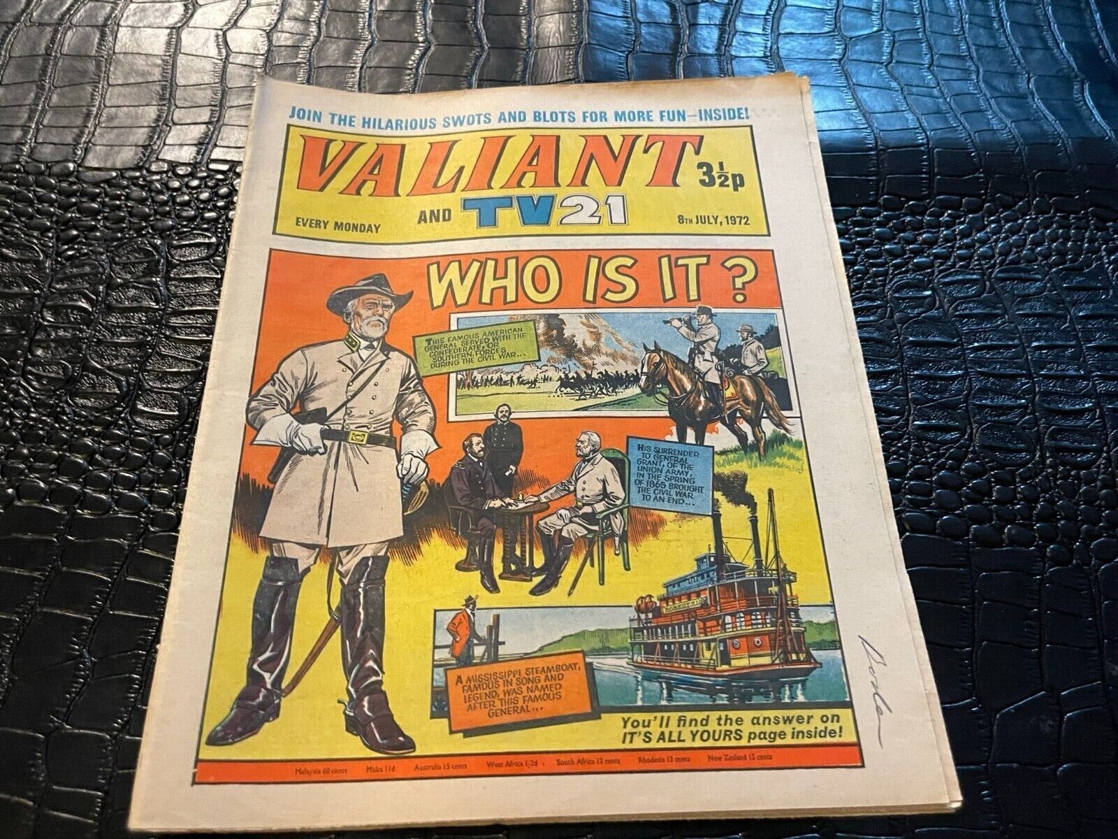 VALIANT AND TV21 magazine (UK COMIC) JULY 8 1972