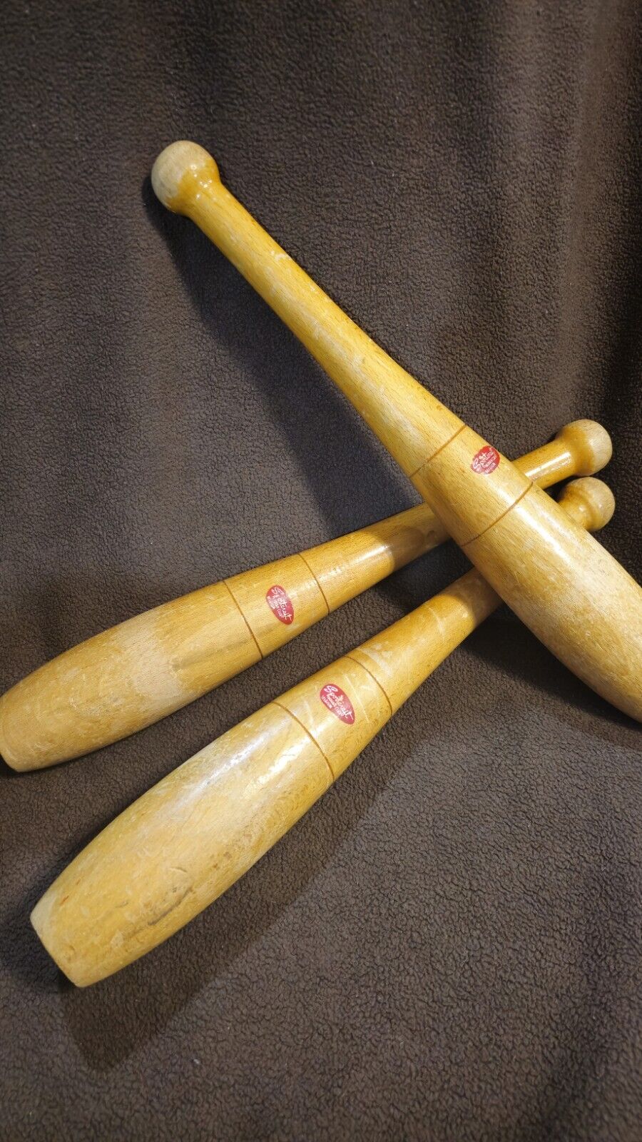 Sportcraft Belgium Wooden Indian Club. 16 Inch And 16 oz