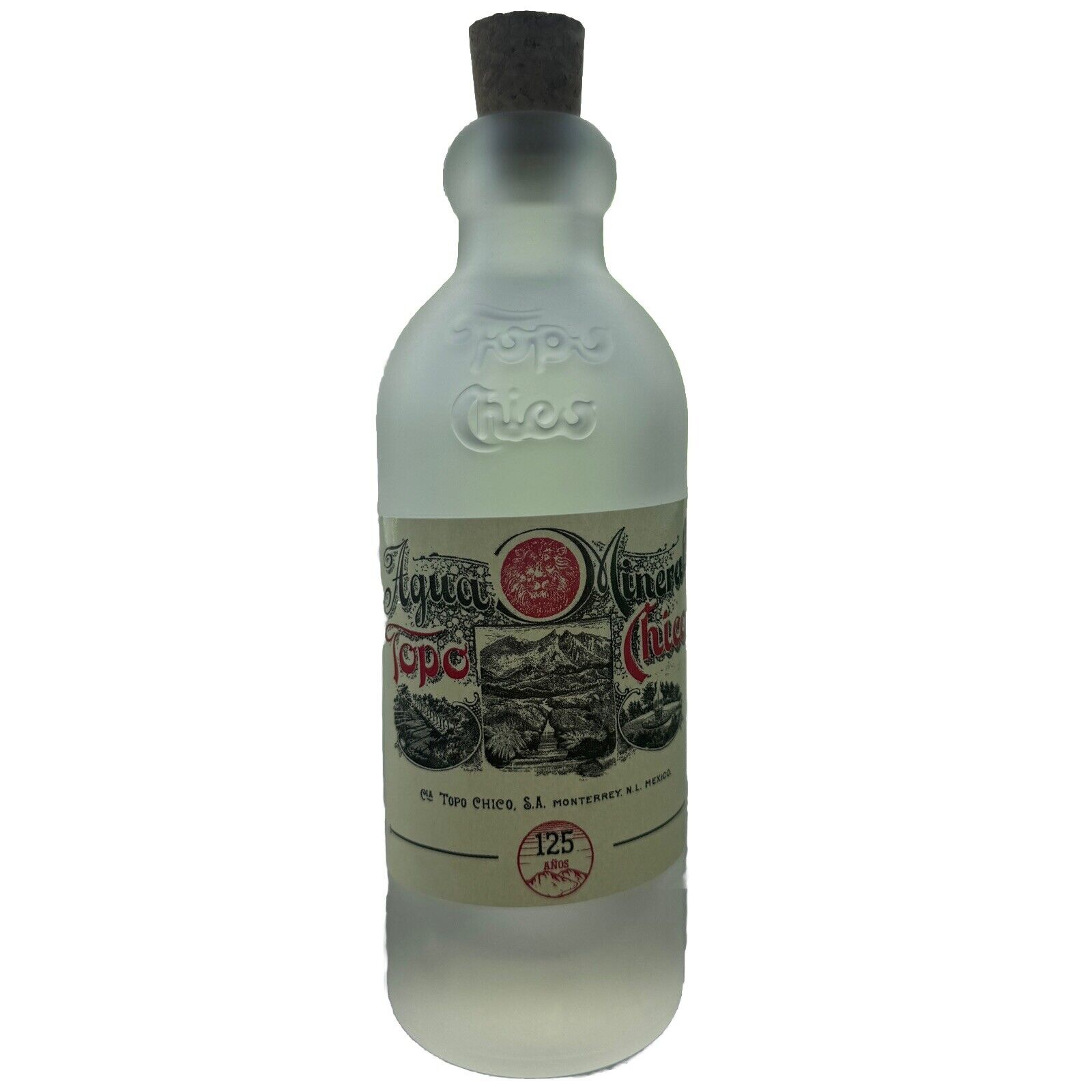 Topo Chico 125 Year Anniversary Bottle with Cork