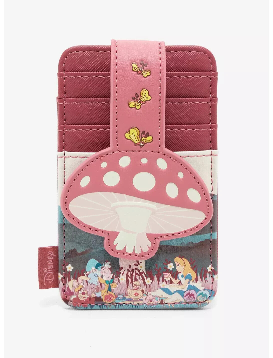 Loungefly Disney Alice in Wonderland Mushroom Cardholder-NEW
